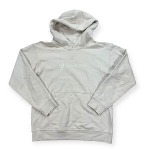 Lululemon Sweatshirt Women's Size 8 Cream Fleece All Yours Hoodie Activewear